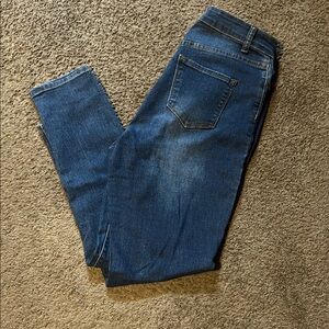 Fashion Nova Dark Blue Denim Jeans